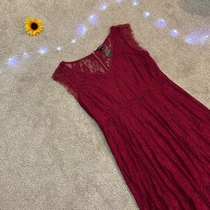 NWT Torrid red lace formal maxi dress